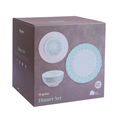 Gambar Appetite Perlengkapan Makan Kaiya Set 12 pcs