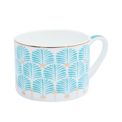 Gambar Appetite Kaiya Teko & Cangkir Teh Keramik Dengan Saucer Set 9 Pcs - Biru