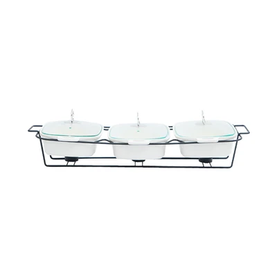 Gambar Appetite Panci Casserole Dengan Rak Set 3 pcs