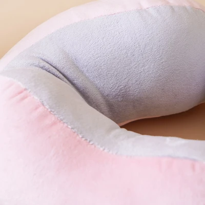 Gambar Ataru Bantal Leher - Pink/abu-abu