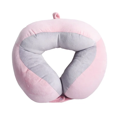 Gambar Ataru Bantal Leher - Pink/abu-abu