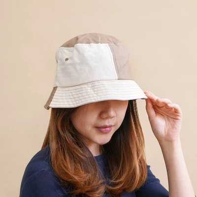 Gambar Ataru Topi Bucket Patches - Cokelat