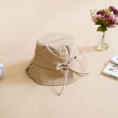 Gambar Ataru Topi Bucket Thin Ribbon - Cokelat