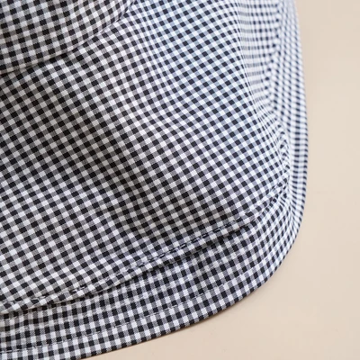 Gambar Ataru Topi Bucket Wide Brim Gingham - Hitam