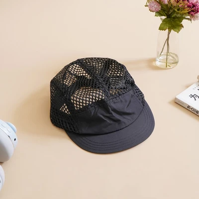 Gambar Ataru Topi Baseball Short Brim Mesh - Hitam