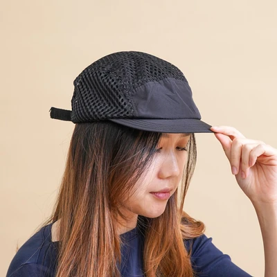 Gambar Ataru Topi Baseball Short Brim Mesh - Hitam