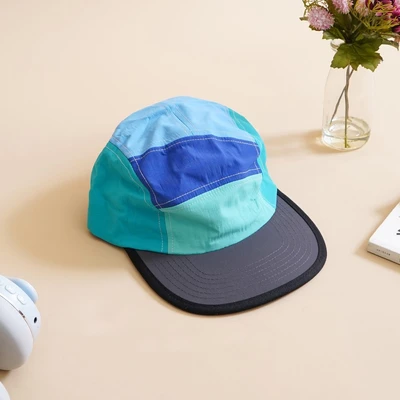 Gambar Ataru Topi Baseball Nilon Color Patch - Biru