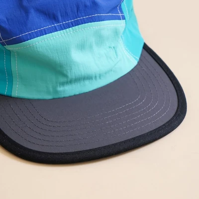 Gambar Ataru Topi Baseball Nilon Color Patch - Biru