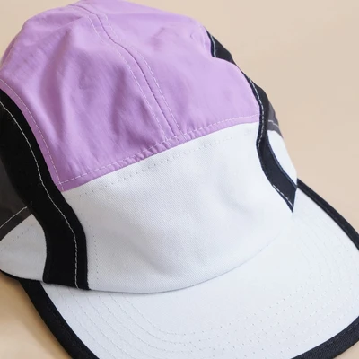 Gambar Ataru Topi Baseball Nilon Color Patch - Ungu