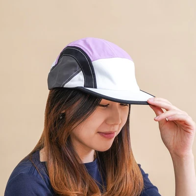 Gambar Ataru Topi Baseball Nilon Color Patch - Ungu