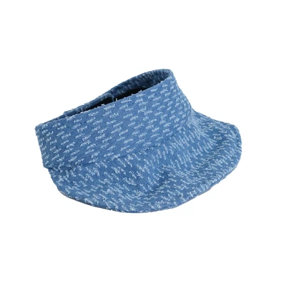 Gambar Ataru Topi Visor Wide Texture - Biru Denim