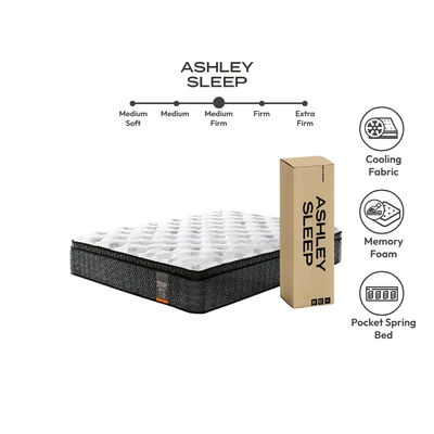 Gambar Ashley Sleep 160x200 cm Poise Kasur Pocket Springbed In Box