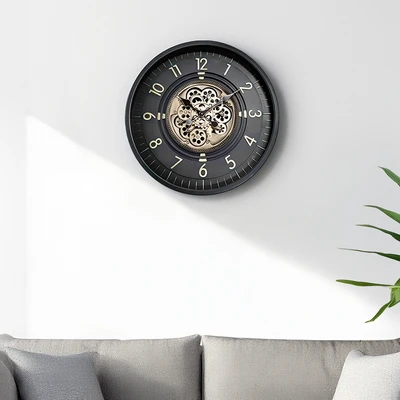Gambar Informa Jam Dinding Gear 66 cm 61B - Hitam