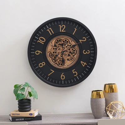 Gambar Informa Jam Dinding Gear 66 cm 61B - Hitam
