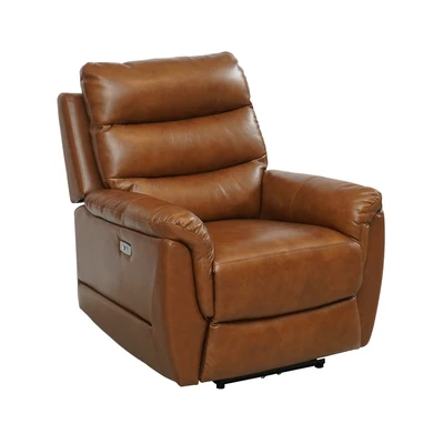 Gambar Ferrara Brownsville Sofa Recliner Kulit 1 Seater - Cokelat