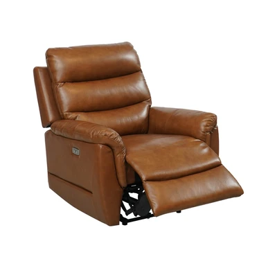 Gambar Ferrara Brownsville Sofa Recliner Kulit 1 Seater - Cokelat