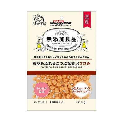 Gambar DoggyMan Camilan Anjing All Life Stages Flavorful Rich Chicken Bits 120 gr
