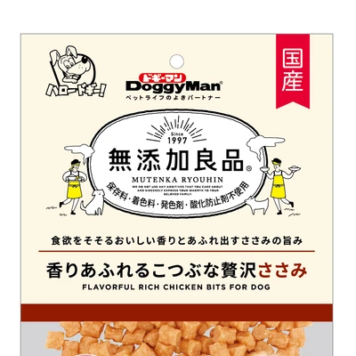 Gambar DoggyMan Camilan Anjing All Life Stages Flavorful Rich Chicken Bits 120 gr