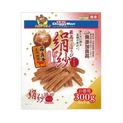 Gambar DoggyMan Camilan Anjing All Life Stages All Breeds Silky Beef Stick 50 gr