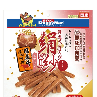 Gambar DoggyMan Camilan Anjing All Life Stages All Breeds Silky Beef Stick 50 gr