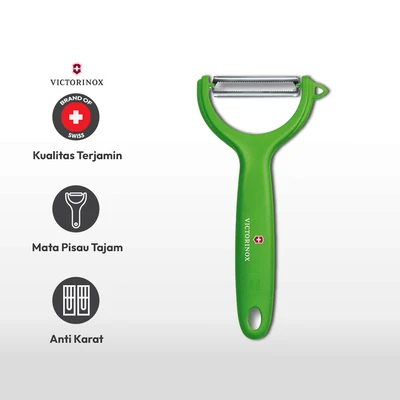 Gambar Victorinox Alat Pengupas Tomato & Kiwi Dengan Saw Edge 14 cm - Hijau
