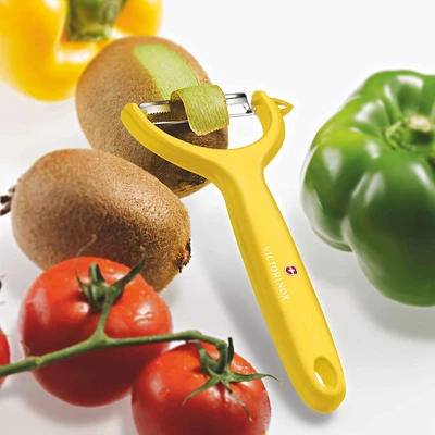 Gambar Victorinox Alat Pengupas Tomato & Kiwi Dengan Saw Edge 14 cm - Kuning