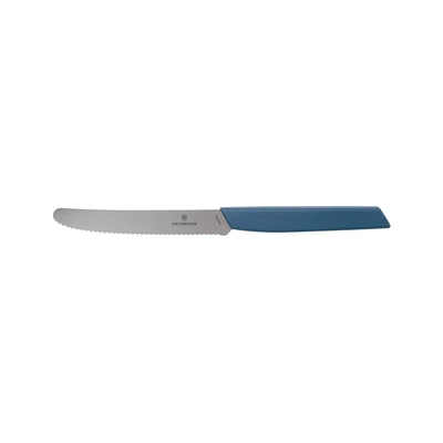 Gambar Victorinox Swiss Modern Pisau Paring Gerigi 11 cm - Biru