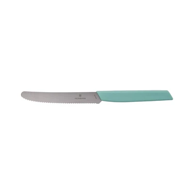 Gambar Victorinox Swiss Modern Pisau Paring Gerigi 11 cm - Hijau Mint