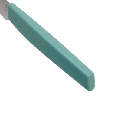 Gambar Victorinox Swiss Modern Pisau Paring Gerigi 11 cm - Hijau Mint