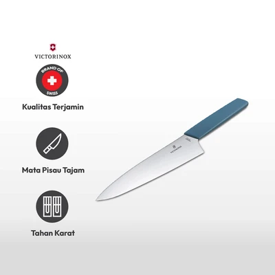 Gambar Victorinox Swiss Modern Pisau Carving 20 cm - Biru