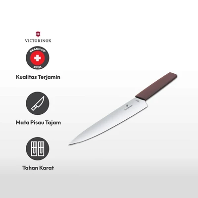 Gambar Victorinox Swiss Modern Pisau Carving 22 cm - Ungu Grape