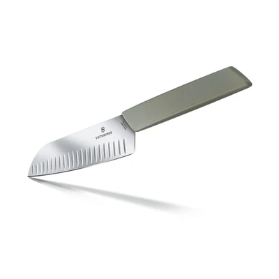 Gambar Victorinox Swiss Modern Pisau Santoku 17 cm - Abu-Abu