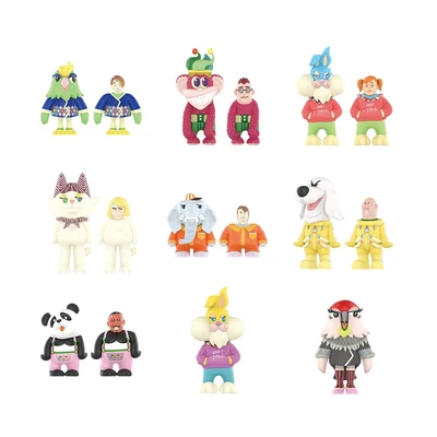 Gambar Pop Mart Minifigure Coolrain Labo Oh Face Random