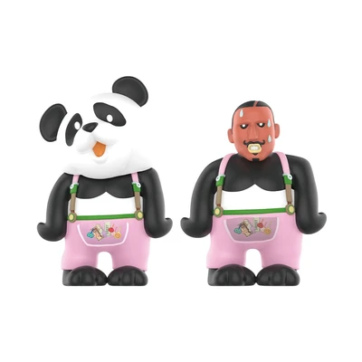 Gambar Pop Mart Minifigure Coolrain Labo Oh Face Random
