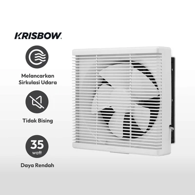 Gambar Krisbow 10 Inci Exhaust Fan 1 Way - Putih