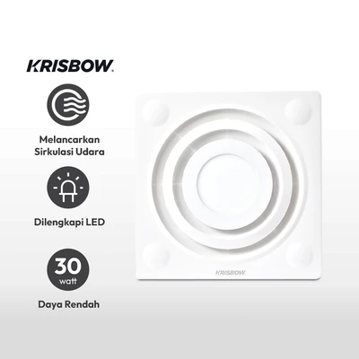 Gambar Krisbow 8 Inci Exhaust Fan Plafon Dengan Led