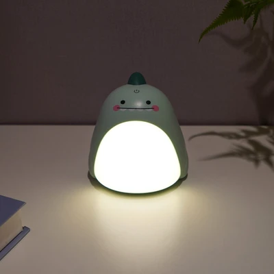 Gambar Eglare Lampu Tidur Rechargeable Dinosour - Hijau