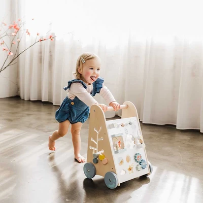 Gambar Bubble Wooden Activity Walker Bu2145