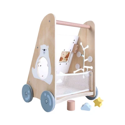 Gambar Bubble Wooden Activity Walker Bu2145