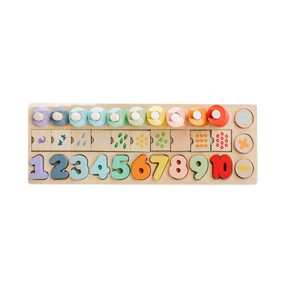 Gambar Bubble Set Wooden Numbers & Blocks Bu2052