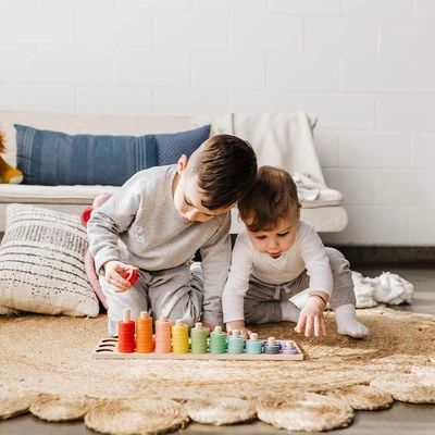 Gambar Bubble Set Wooden Numbers & Blocks Bu2052