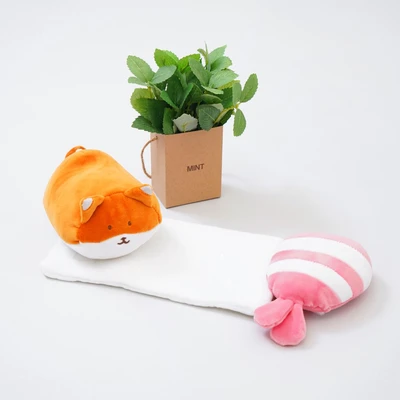 Gambar Ataru Bantal Sofa Polyester Sushi Roll Fox 15 cm