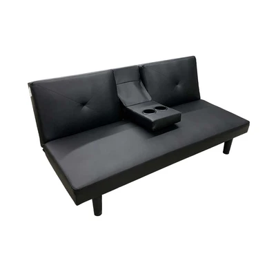 Gambar Soleil Ramadante Sofa Bed Dengan Cup Holder - Hitam