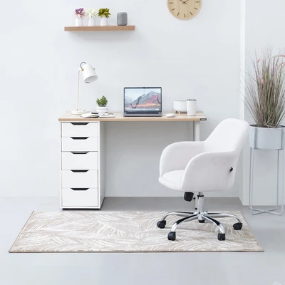 Gambar Informa Ivann Meja Kantor - Cokelat Oak/Putih