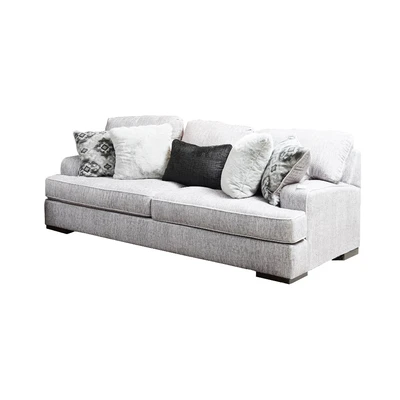 Gambar Ashley Mercado Set Sofa Fabric 2 & 3 Seater - Abu-abu