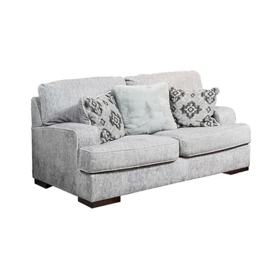 Gambar Ashley Mercado Set Sofa Fabric 2 & 3 Seater - Abu-abu