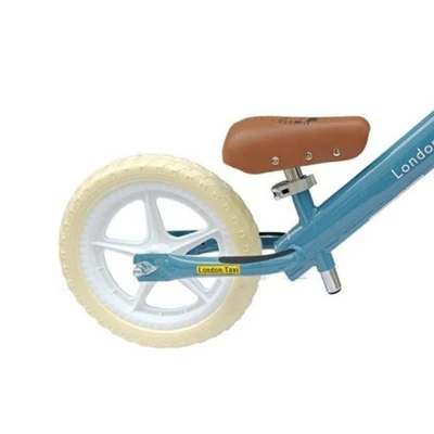 Gambar London Taxi Kick Sepeda Anak - Biru/abu-abu