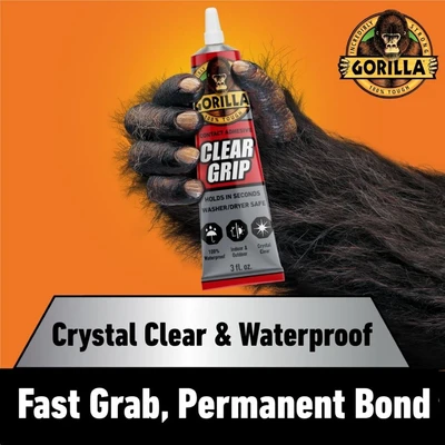 Gambar Gorilla Lem Grip Flexible Clear 88 Ml