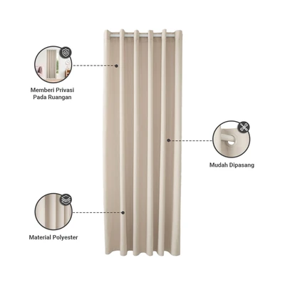Gambar Informa Marshmallow Gorden 210x240 cm - Abu-Abu Muda
