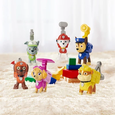 Gambar Paw Patrol Minifigure Action Pack Pup & Badge Sound Random